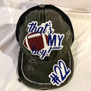 Personalized ponytail ball cap